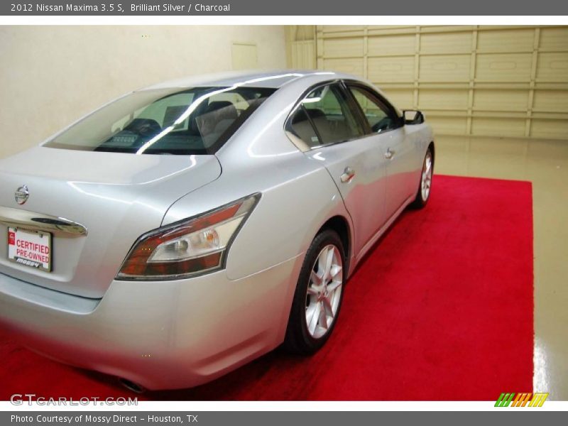 Brilliant Silver / Charcoal 2012 Nissan Maxima 3.5 S