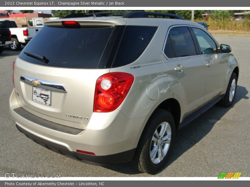 Champagne Silver Metallic / Jet Black 2013 Chevrolet Equinox LT