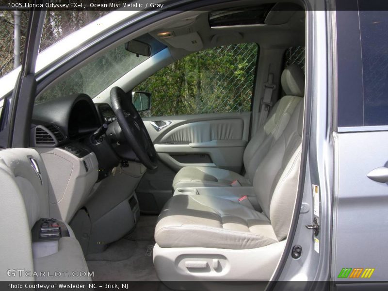 Ocean Mist Metallic / Gray 2005 Honda Odyssey EX-L