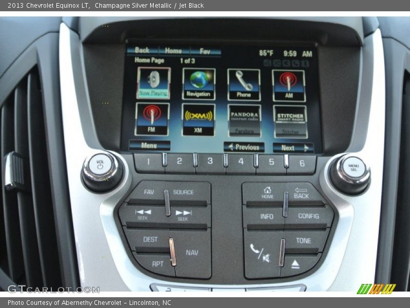 Controls of 2013 Equinox LT