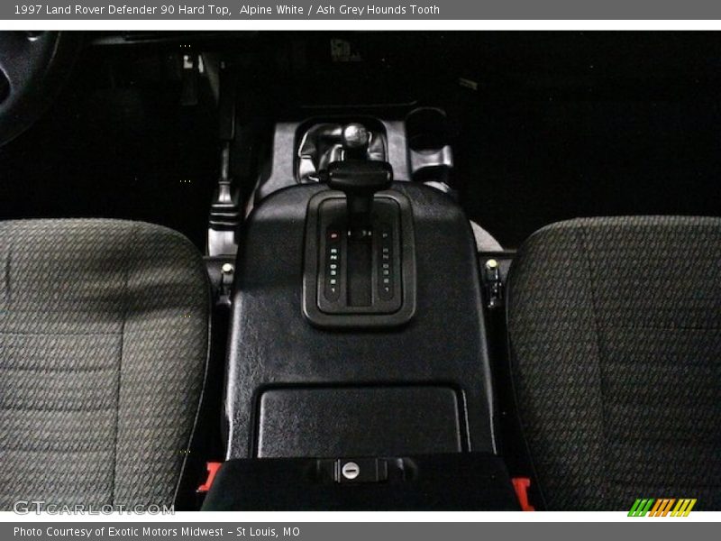 Alpine White / Ash Grey Hounds Tooth 1997 Land Rover Defender 90 Hard Top