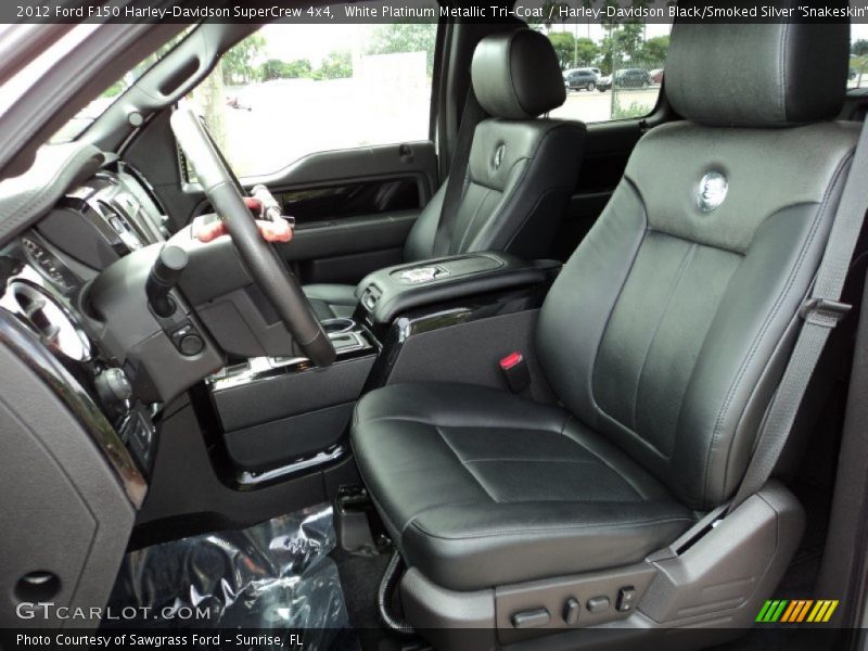 Front Seat of 2012 F150 Harley-Davidson SuperCrew 4x4