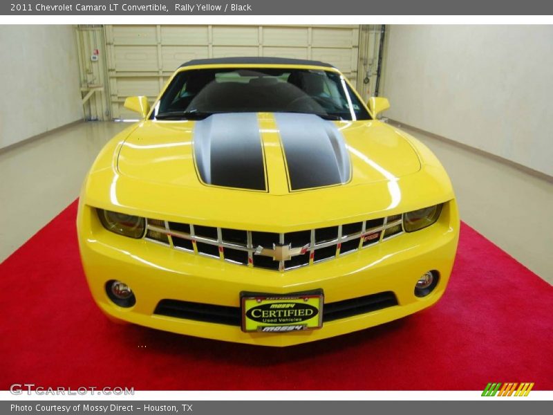 Rally Yellow / Black 2011 Chevrolet Camaro LT Convertible