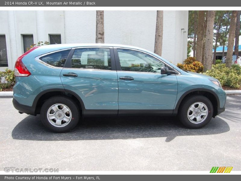 Mountain Air Metallic / Black 2014 Honda CR-V LX