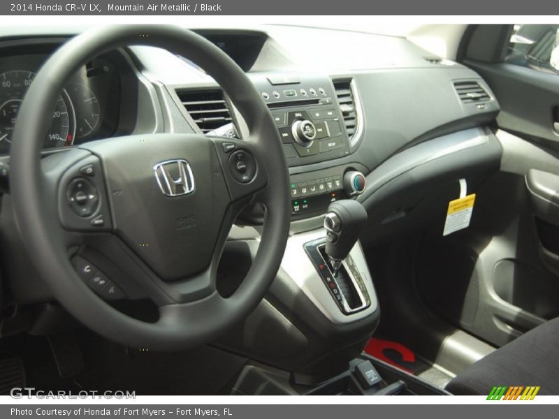 Mountain Air Metallic / Black 2014 Honda CR-V LX