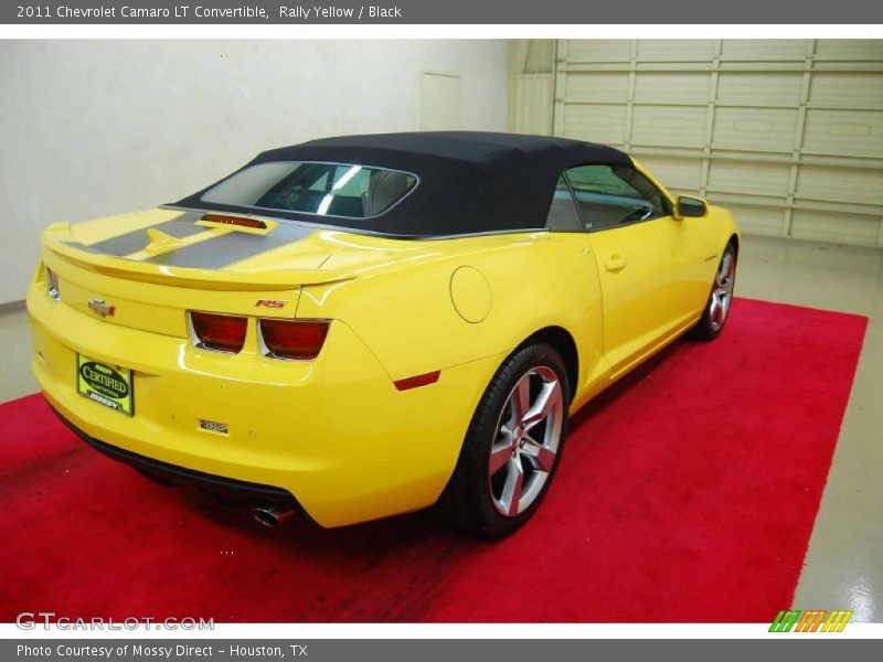 Rally Yellow / Black 2011 Chevrolet Camaro LT Convertible
