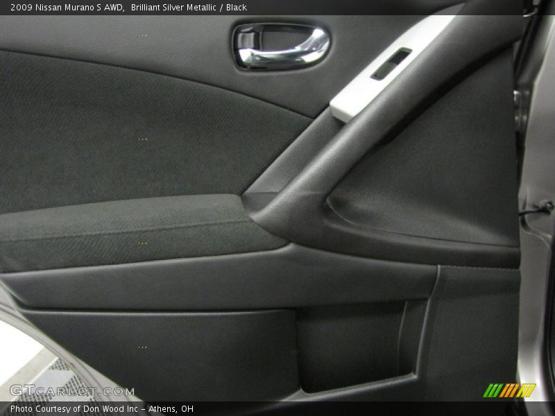 Brilliant Silver Metallic / Black 2009 Nissan Murano S AWD
