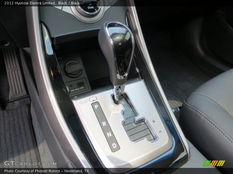 Black / Black 2013 Hyundai Elantra Limited