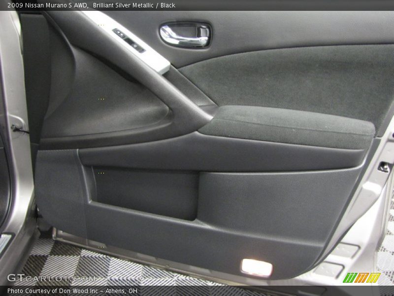 Brilliant Silver Metallic / Black 2009 Nissan Murano S AWD