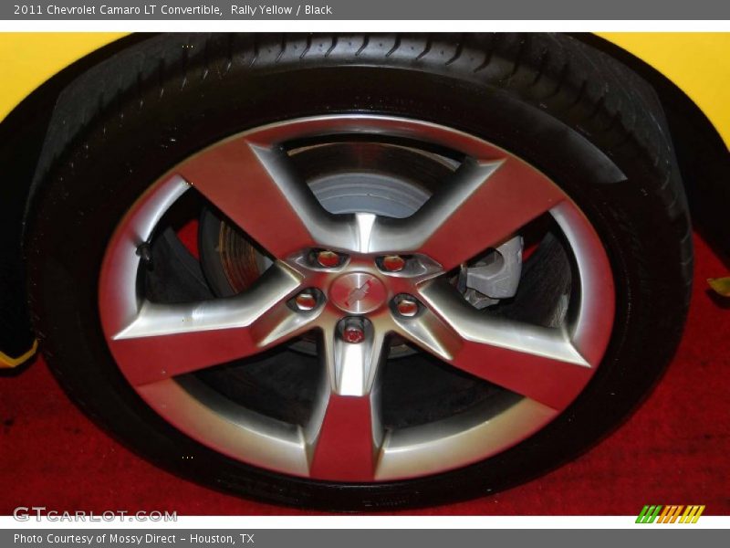Rally Yellow / Black 2011 Chevrolet Camaro LT Convertible