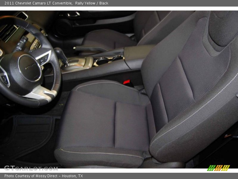 Rally Yellow / Black 2011 Chevrolet Camaro LT Convertible