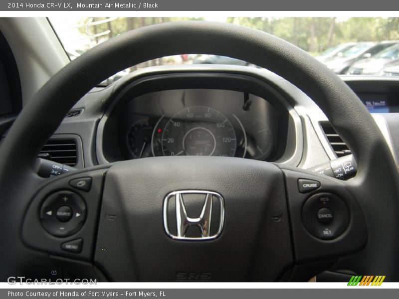 Mountain Air Metallic / Black 2014 Honda CR-V LX