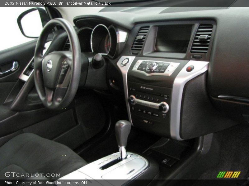Brilliant Silver Metallic / Black 2009 Nissan Murano S AWD