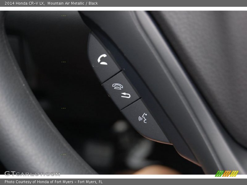 Mountain Air Metallic / Black 2014 Honda CR-V LX