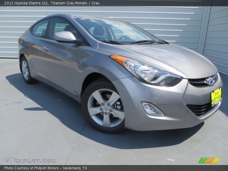 Titanium Gray Metallic / Gray 2013 Hyundai Elantra GLS