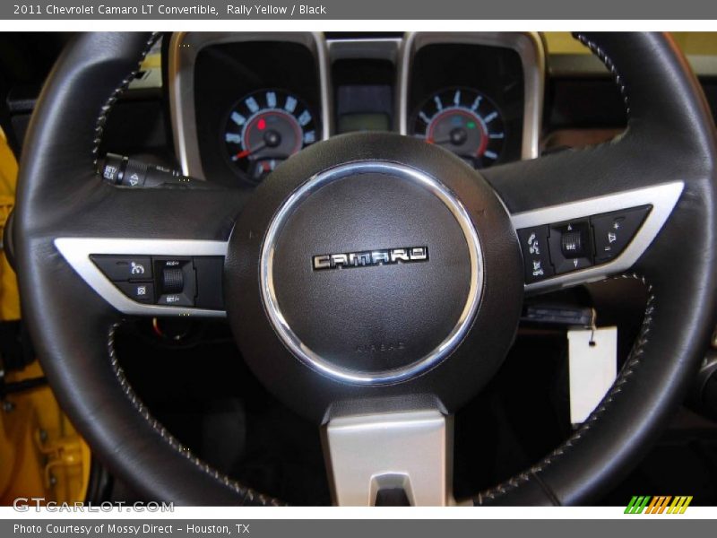 Rally Yellow / Black 2011 Chevrolet Camaro LT Convertible