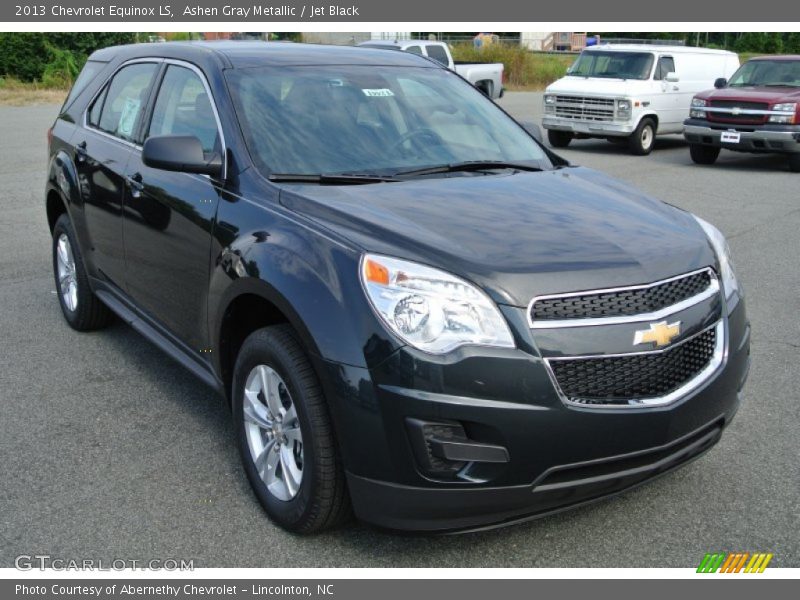 Ashen Gray Metallic / Jet Black 2013 Chevrolet Equinox LS