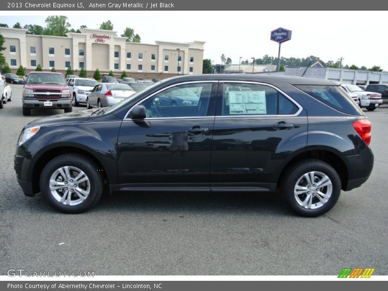 Ashen Gray Metallic / Jet Black 2013 Chevrolet Equinox LS