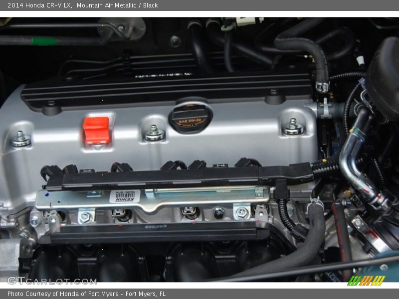 Mountain Air Metallic / Black 2014 Honda CR-V LX