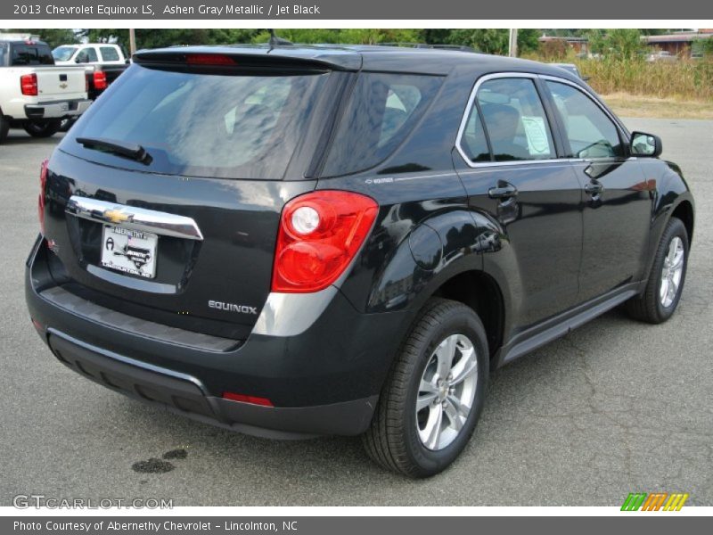 Ashen Gray Metallic / Jet Black 2013 Chevrolet Equinox LS