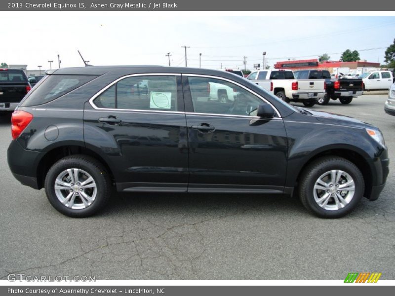 Ashen Gray Metallic / Jet Black 2013 Chevrolet Equinox LS