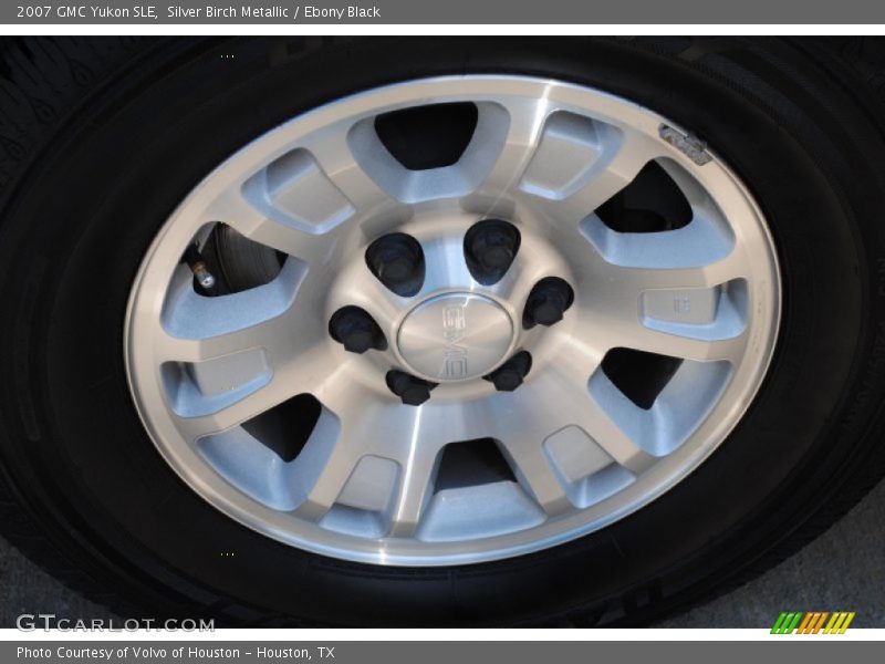Silver Birch Metallic / Ebony Black 2007 GMC Yukon SLE