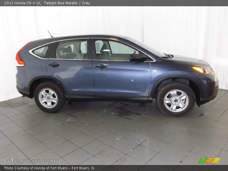 Twilight Blue Metallic / Gray 2013 Honda CR-V LX