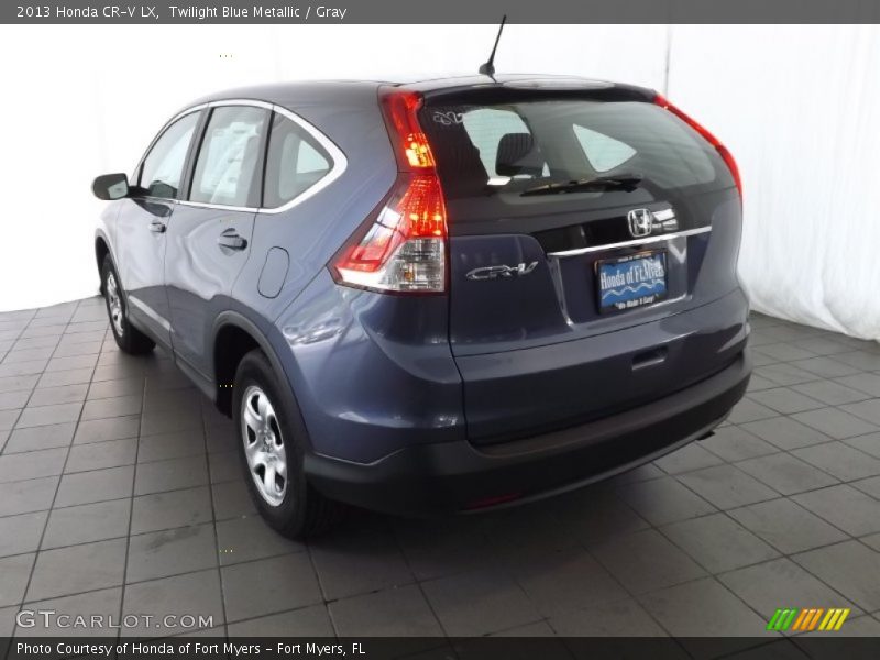 Twilight Blue Metallic / Gray 2013 Honda CR-V LX