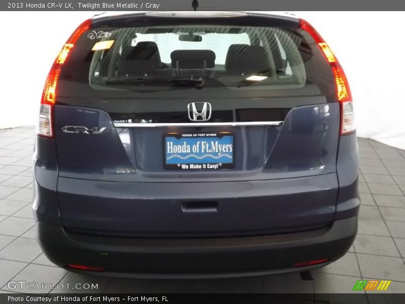 Twilight Blue Metallic / Gray 2013 Honda CR-V LX