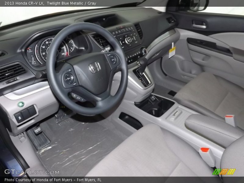 Twilight Blue Metallic / Gray 2013 Honda CR-V LX