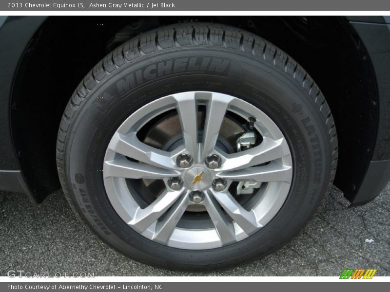 Ashen Gray Metallic / Jet Black 2013 Chevrolet Equinox LS