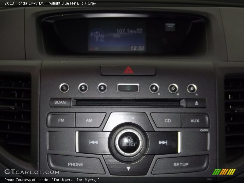 Twilight Blue Metallic / Gray 2013 Honda CR-V LX