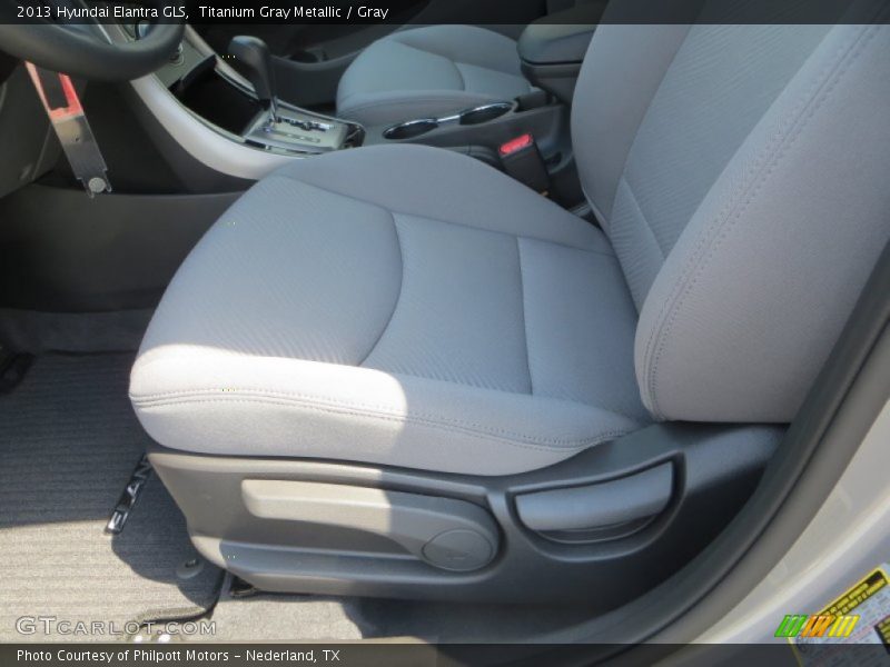 Titanium Gray Metallic / Gray 2013 Hyundai Elantra GLS