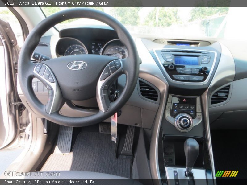 Titanium Gray Metallic / Gray 2013 Hyundai Elantra GLS