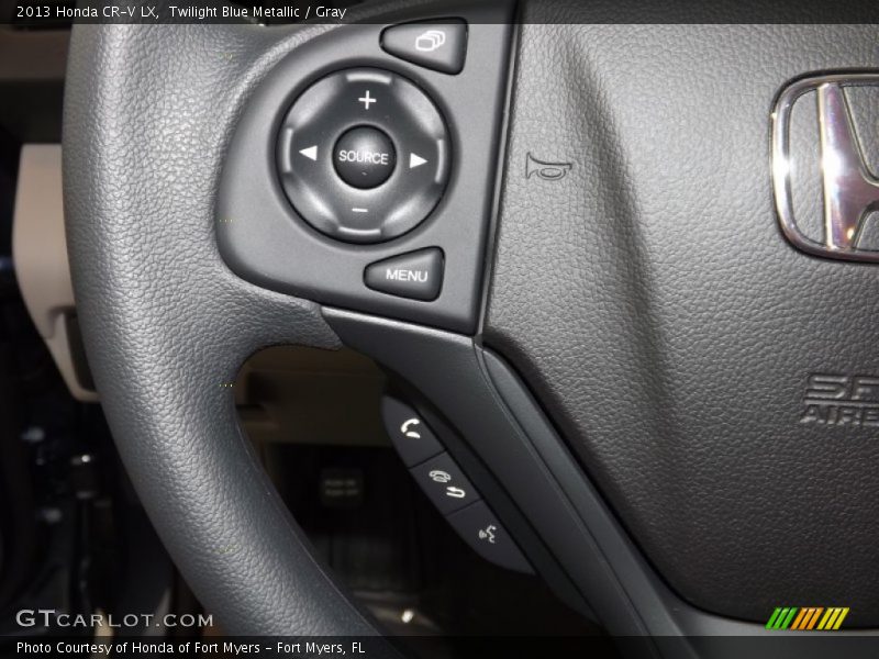 Twilight Blue Metallic / Gray 2013 Honda CR-V LX