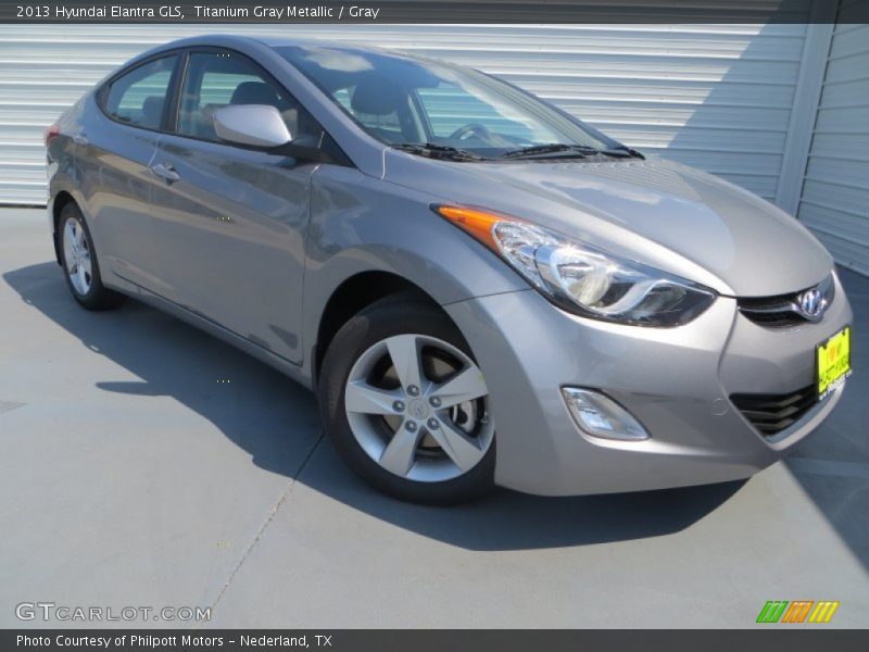 Titanium Gray Metallic / Gray 2013 Hyundai Elantra GLS