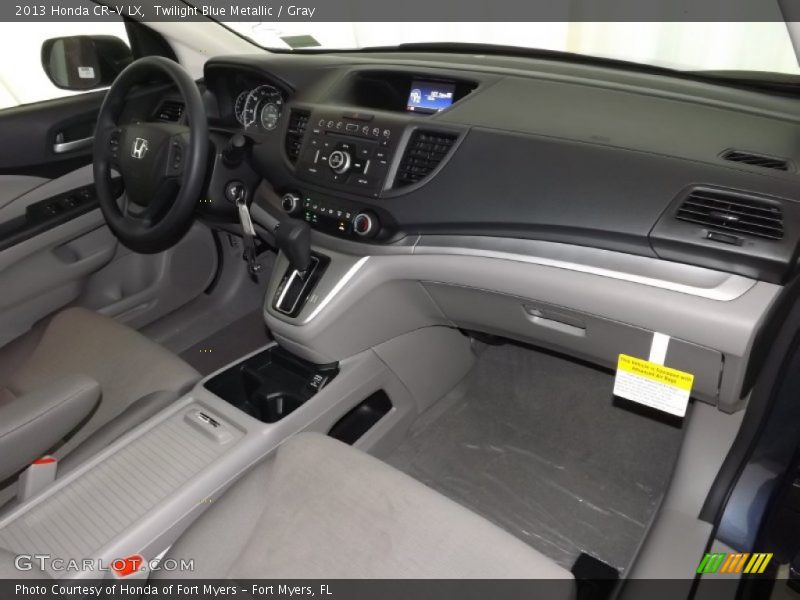 Twilight Blue Metallic / Gray 2013 Honda CR-V LX
