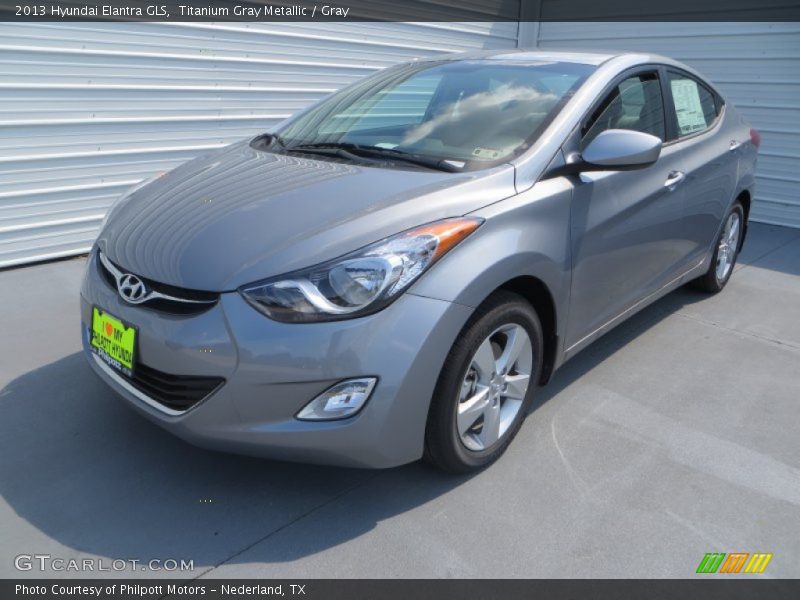 Titanium Gray Metallic / Gray 2013 Hyundai Elantra GLS