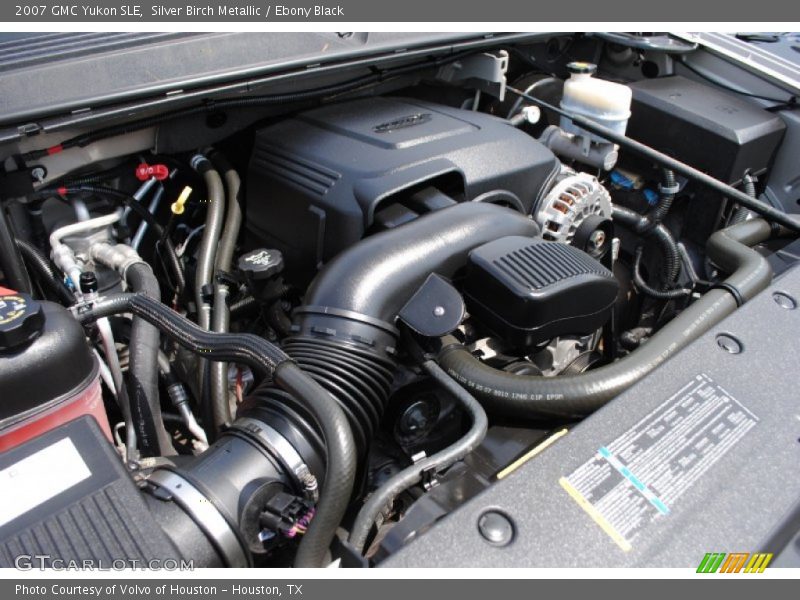 Silver Birch Metallic / Ebony Black 2007 GMC Yukon SLE