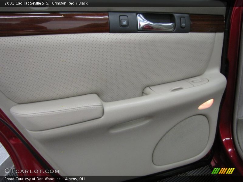 Crimson Red / Black 2001 Cadillac Seville STS