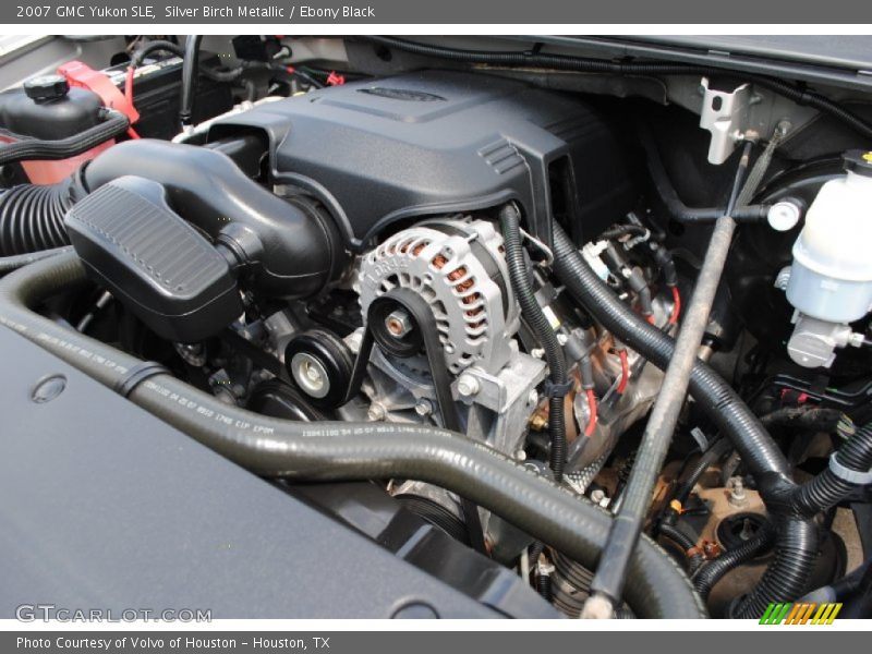 Silver Birch Metallic / Ebony Black 2007 GMC Yukon SLE