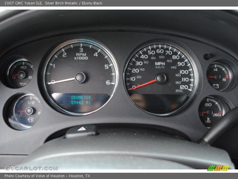 Silver Birch Metallic / Ebony Black 2007 GMC Yukon SLE