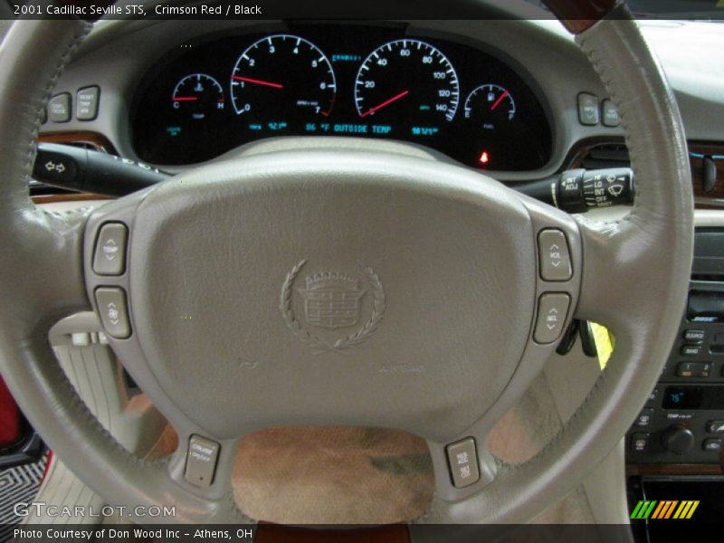 Crimson Red / Black 2001 Cadillac Seville STS