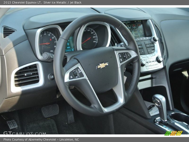 Silver Ice Metallic / Jet Black 2013 Chevrolet Equinox LT