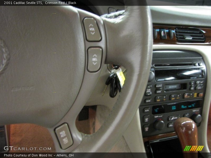 Crimson Red / Black 2001 Cadillac Seville STS