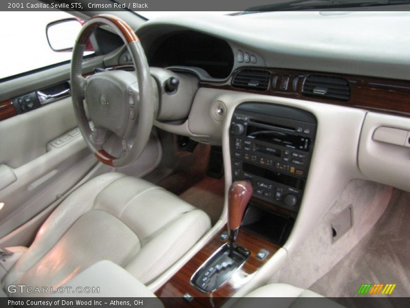 Crimson Red / Black 2001 Cadillac Seville STS