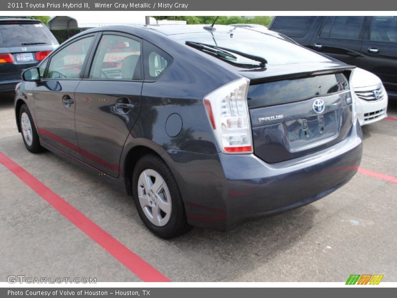 Winter Gray Metallic / Misty Gray 2011 Toyota Prius Hybrid III
