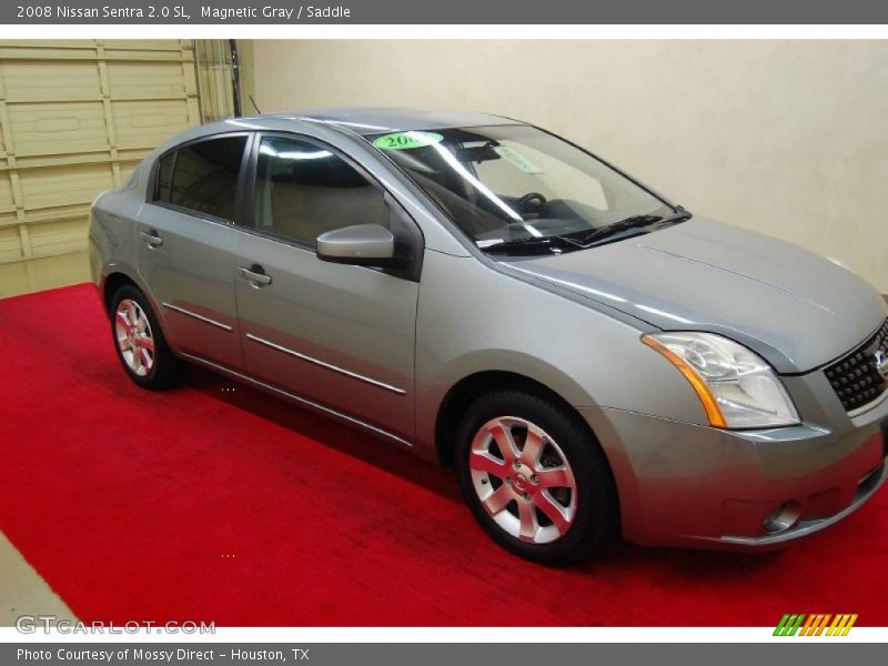 Magnetic Gray / Saddle 2008 Nissan Sentra 2.0 SL