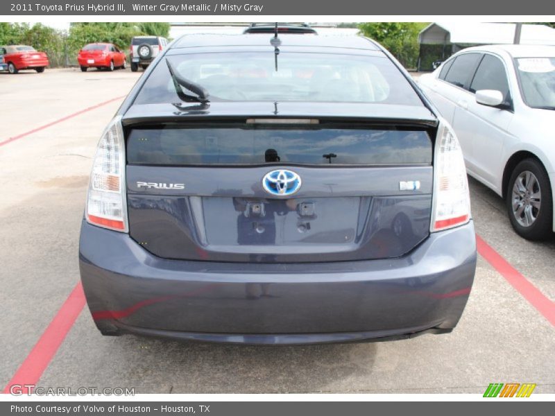 Winter Gray Metallic / Misty Gray 2011 Toyota Prius Hybrid III
