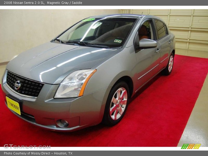 Magnetic Gray / Saddle 2008 Nissan Sentra 2.0 SL